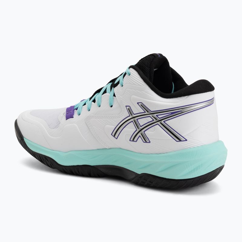 Încălțăminte de volei pentru femei ASICS Sky Elite FF MT 4 white/radiant amethyst 3