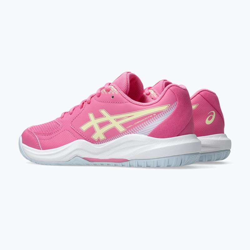 Încălțăminte de tenis pentru copii ASICS Gel-Dedicate 9 GS dragon fruit/soft yellow 3