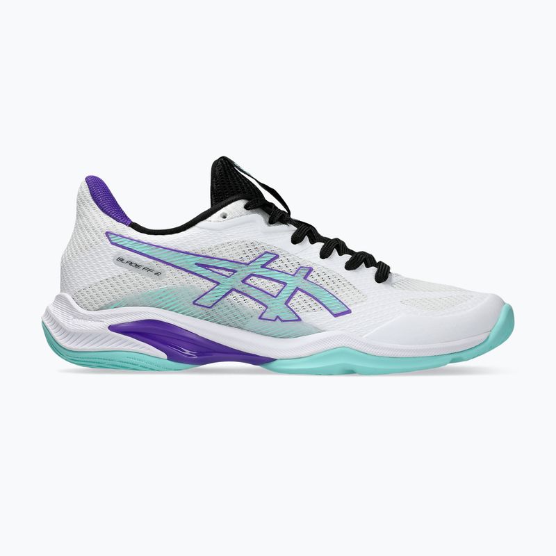 Încălțăminte de volei pentru femei ASICS Blade FF 2 white/illuminate mint 2