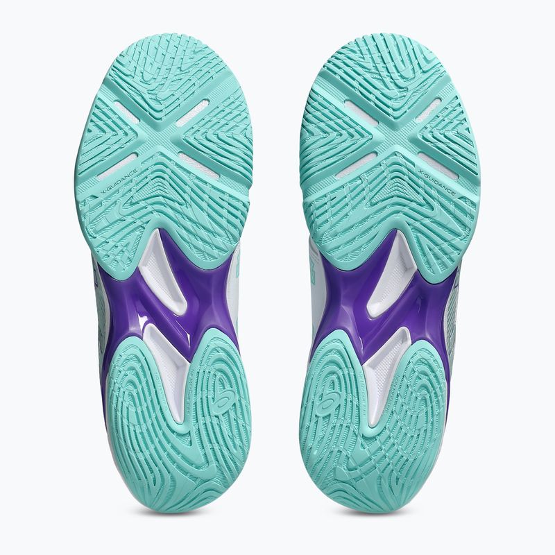Încălțăminte de volei pentru femei ASICS Blade FF 2 white/illuminate mint 4