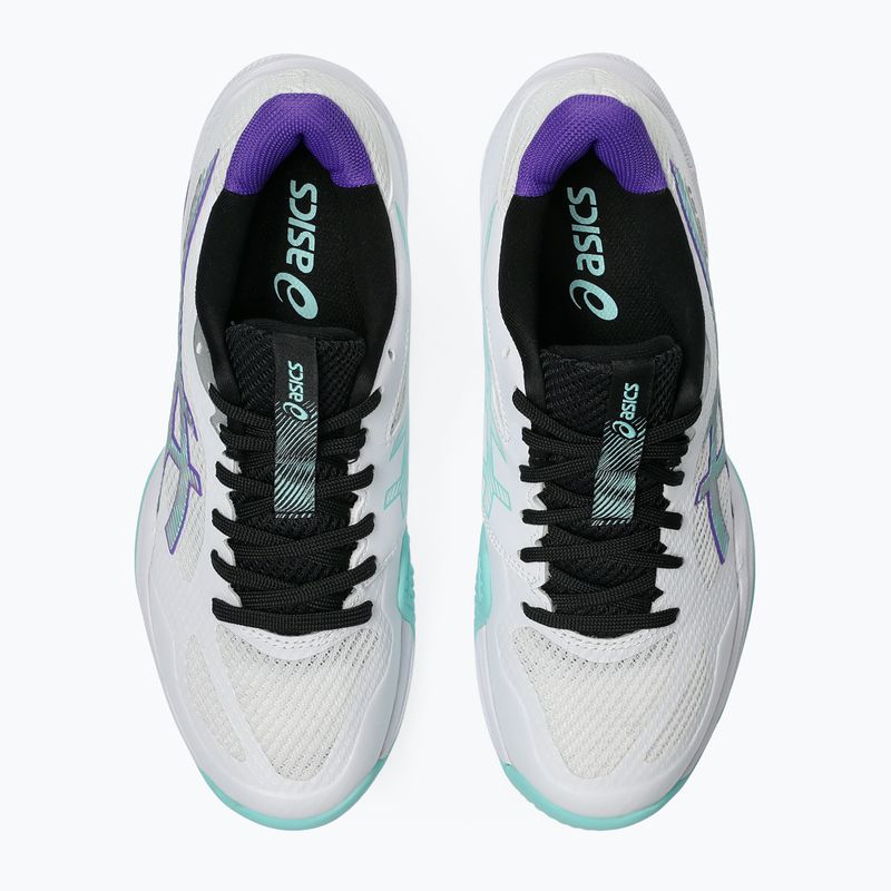 Încălțăminte de volei pentru femei ASICS Blade FF 2 white/illuminate mint 5