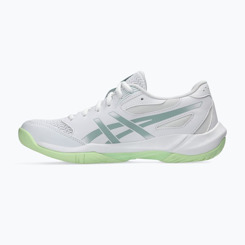 Încălțăminte de volei pentru femei ASICS Gel-Rocket 12 white/ocean haze 3