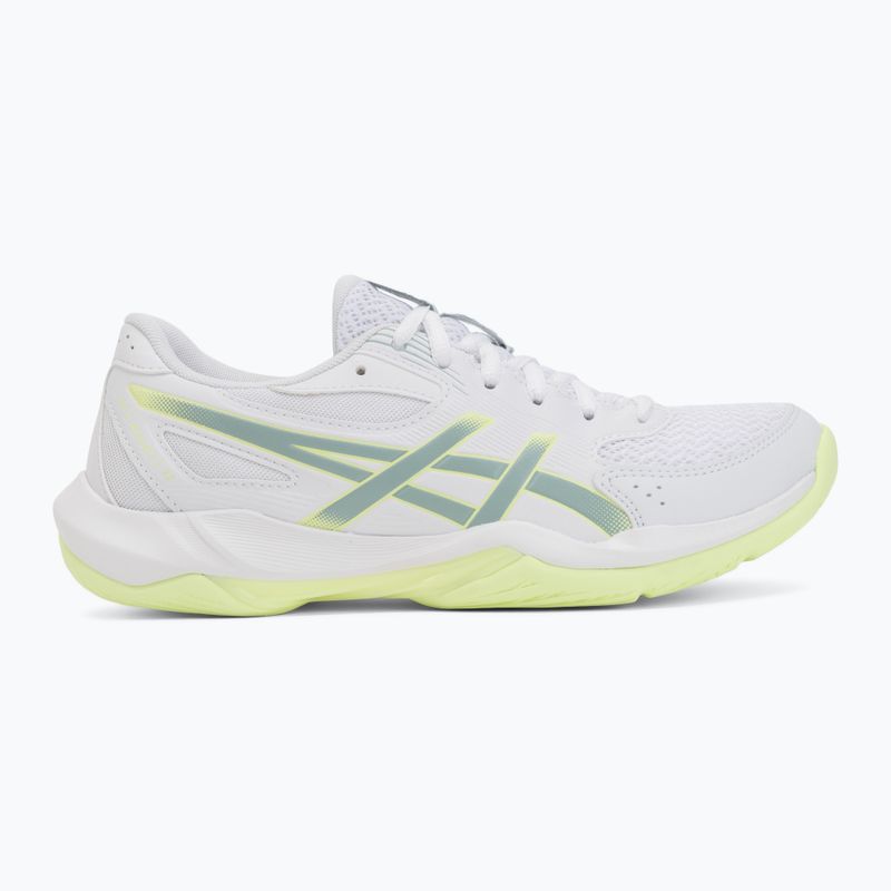 Încălțăminte de volei pentru femei ASICS Gel-Rocket 12 white/ocean haze 2