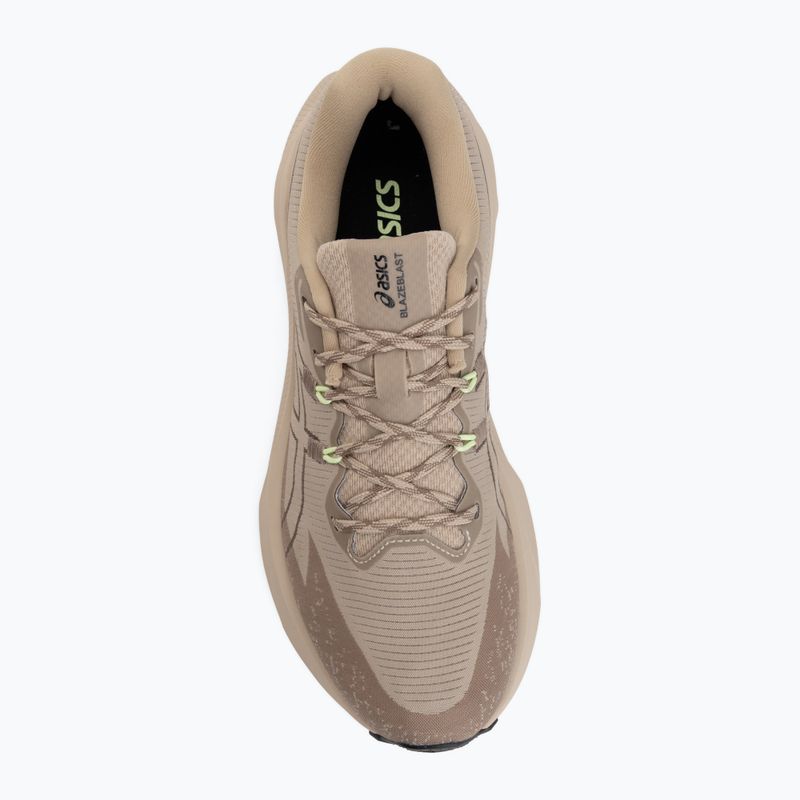 Pantofi de alergare pentru femei Asics Blazeblast simply taupe/illuminate yellow 5