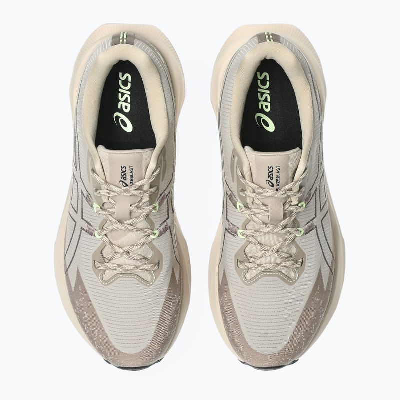 Pantofi de alergare pentru femei Asics Blazeblast simply taupe/illuminate yellow 4