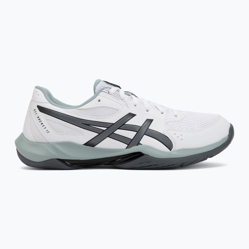 Încălțăminte de volei pentru bărbați ASICS Gel-Rocket 12 white/steel grey 2
