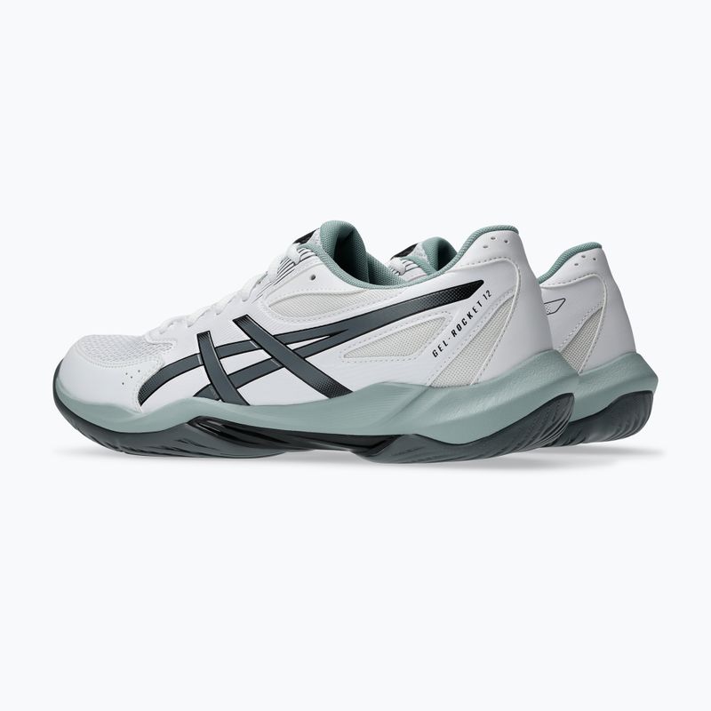 Încălțăminte de volei pentru bărbați ASICS Gel-Rocket 12 white/steel grey 4