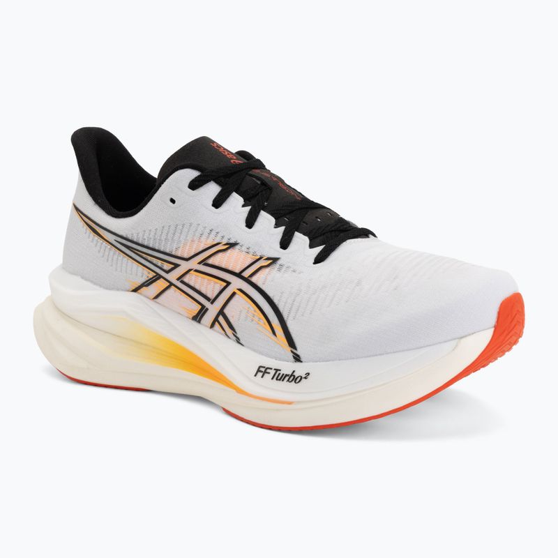 Pantofi de alergare bărbați ASICS Sonicblast 2 alb/oranj stadion