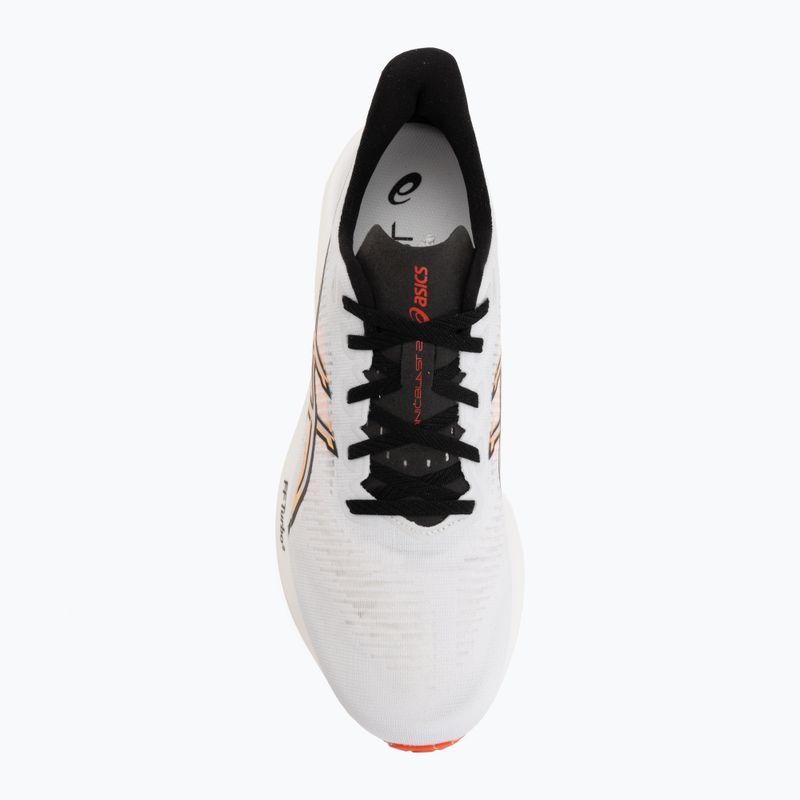 Pantofi de alergare bărbați ASICS Sonicblast 2 alb/oranj stadion 5