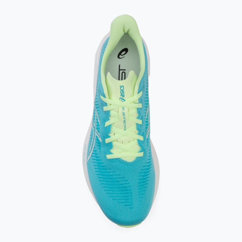 Pantofi de alergare bărbați ASICS Sonicblast 2 energy aqua/illuminate yellow 5