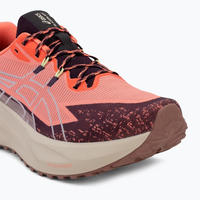 Pantofi de alergare bărbați Asics Blazeblast sun coral/dark aubergine 7