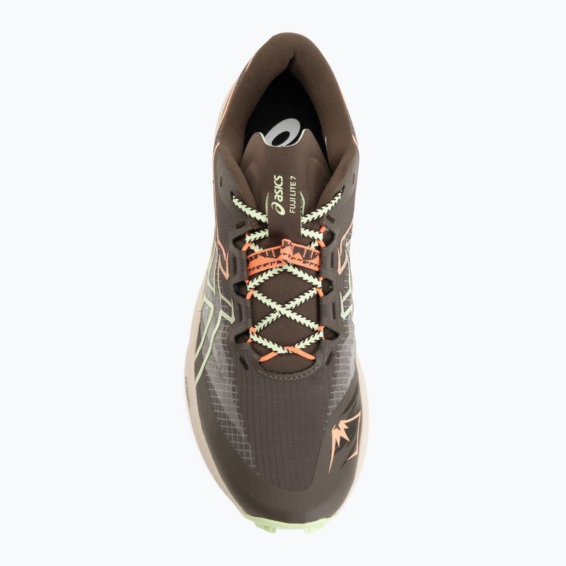 Încălțăminte de alergare Asics Fuji Lite 7 kuriiro brown/illuminate yellow 5