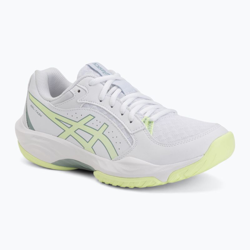 Încălțăminte de volei pentru femei ASICS Gel-Task 5 white/illuminate yellow