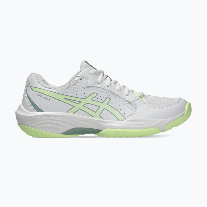 Încălțăminte de volei pentru femei ASICS Gel-Task 5 white/illuminate yellow 2