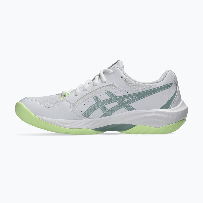 Încălțăminte de volei pentru femei ASICS Gel-Task 5 white/illuminate yellow 3