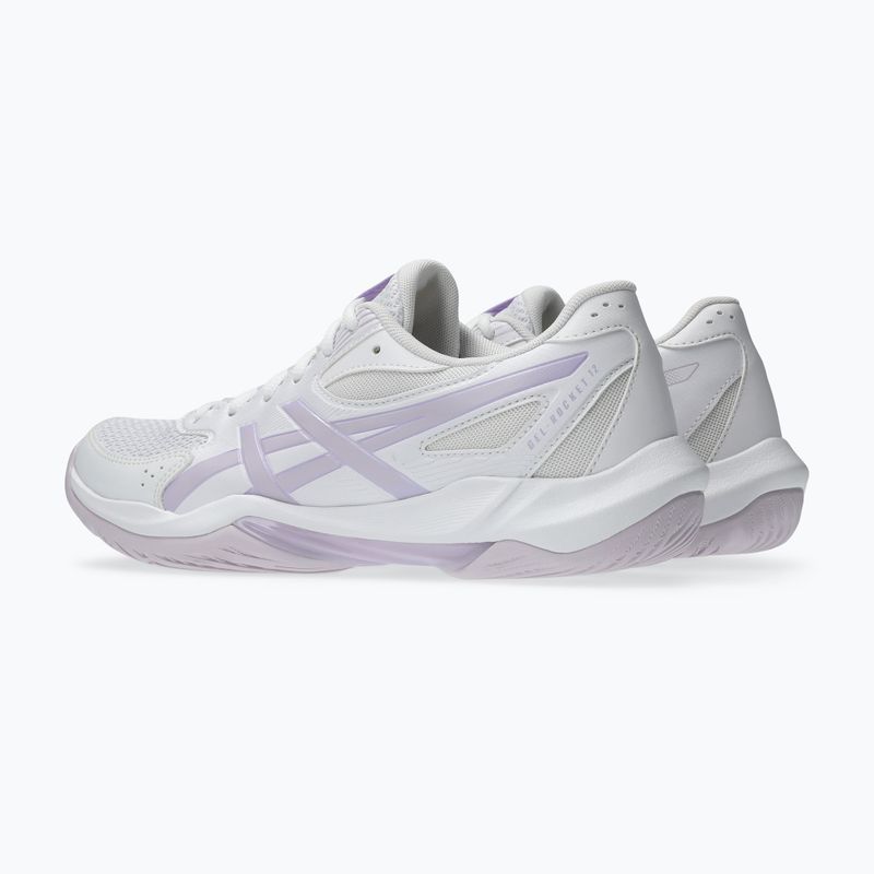 Încălțăminte de volei pentru femei ASICS Gel-Rocket 12 white/dahlia 4