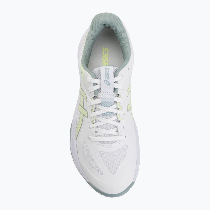 Încălțăminte de volei pentru femei ASICS Gel-Tactic 13 white/illuminate yellow 5
