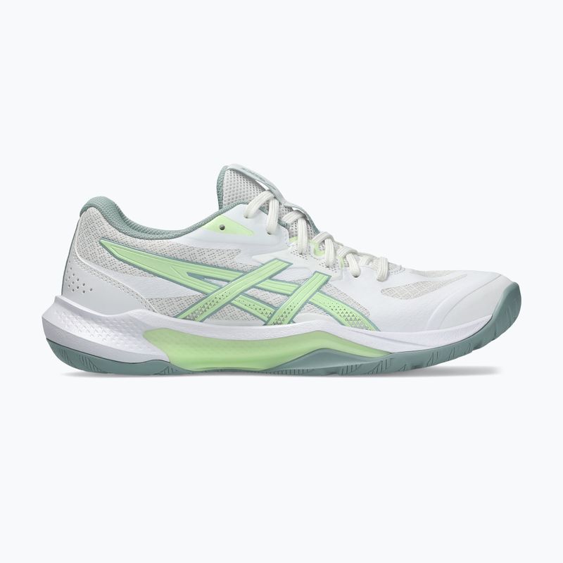 Încălțăminte de volei pentru femei ASICS Gel-Tactic 13 white/illuminate yellow 2