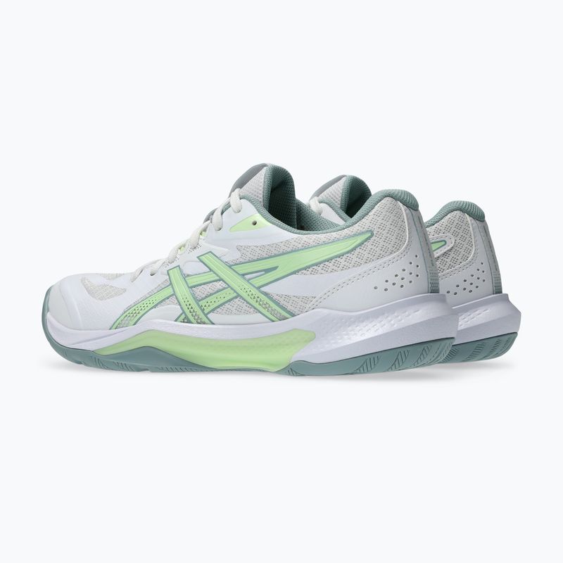 Încălțăminte de volei pentru femei ASICS Gel-Tactic 13 white/illuminate yellow 4