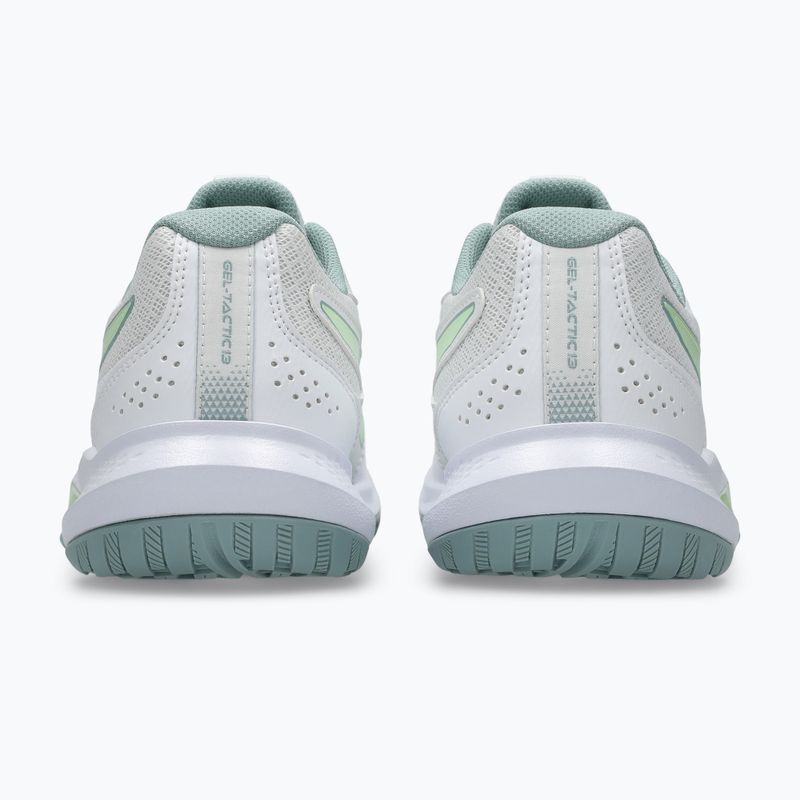 Încălțăminte de volei pentru femei ASICS Gel-Tactic 13 white/illuminate yellow 5