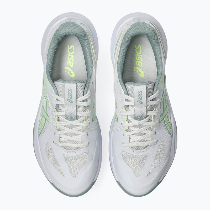Încălțăminte de volei pentru femei ASICS Gel-Tactic 13 white/illuminate yellow 7