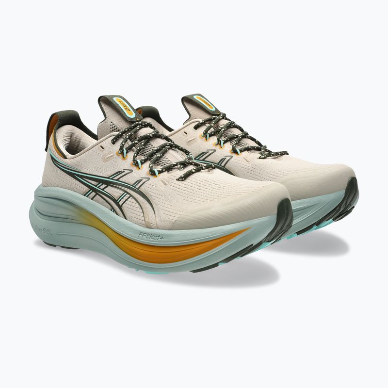 Pantofi de alergare bărbați ASICS Gel-Nimbus 28 TR simply taupe/ocean haze 8