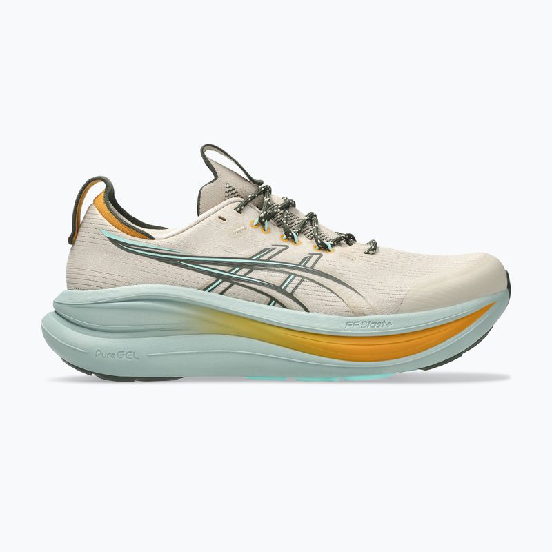 Pantofi de alergare bărbați ASICS Gel-Nimbus 28 TR simply taupe/ocean haze 9