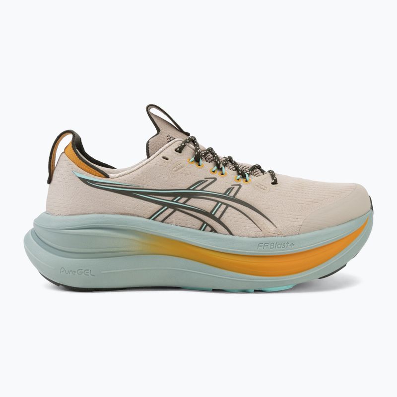 Pantofi de alergare bărbați ASICS Gel-Nimbus 28 TR simply taupe/ocean haze 2