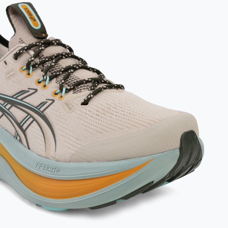 Pantofi de alergare bărbați ASICS Gel-Nimbus 28 TR simply taupe/ocean haze 7