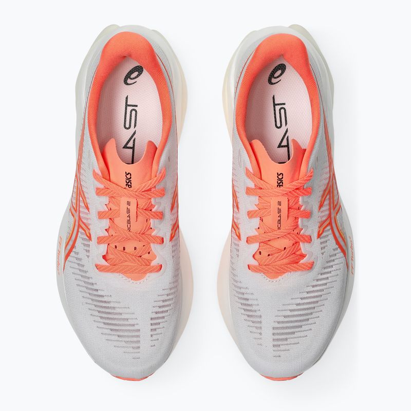 Pantofi de alergare pentru femei ASICS Sonicblast 2 alb/coral soare 4