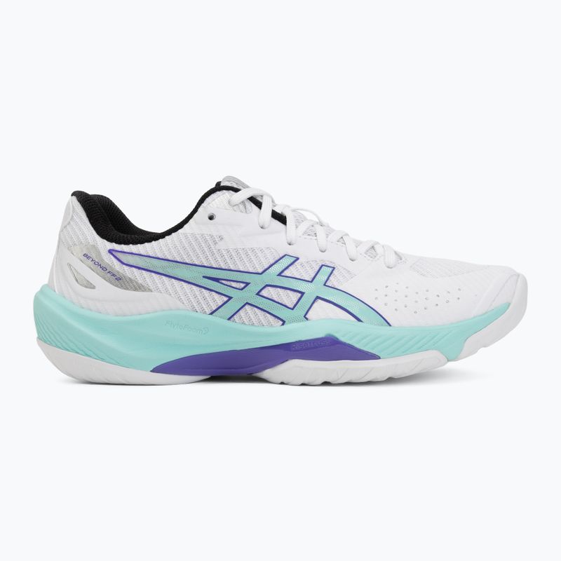 Încălțăminte de volei pentru femei ASICS Beyond FF 2 white/illuminate mint 2