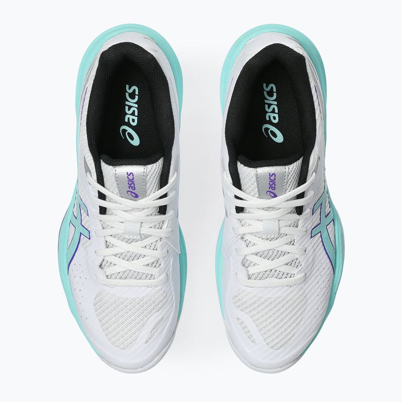 Încălțăminte de volei pentru femei ASICS Beyond FF 2 white/illuminate mint 4