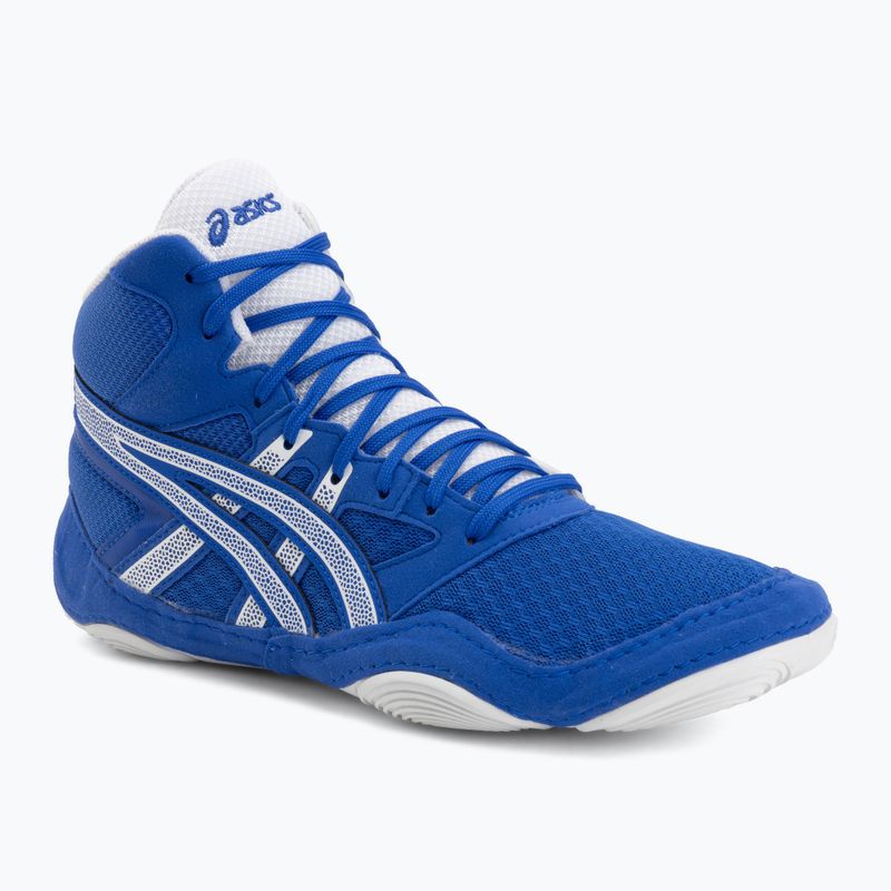Încălțăminte de lupte ASICS Snapdown 4 neon blue/white
