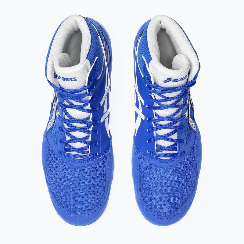 Încălțăminte de lupte ASICS Snapdown 4 neon blue/white 7