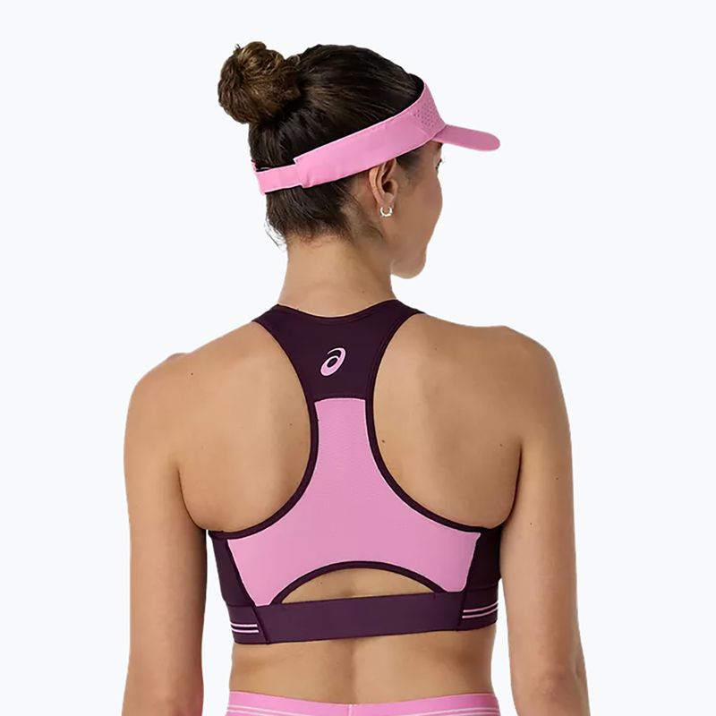 Sutien de antrenament ASICS Game Compression Bra Dark Aubergine/Bubblegum 2