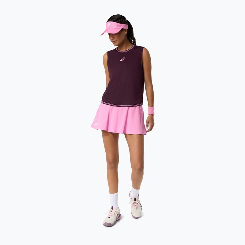 Tricou de tenis pentru femei ASICS Game Sleeveless Top W dark aubergine 2