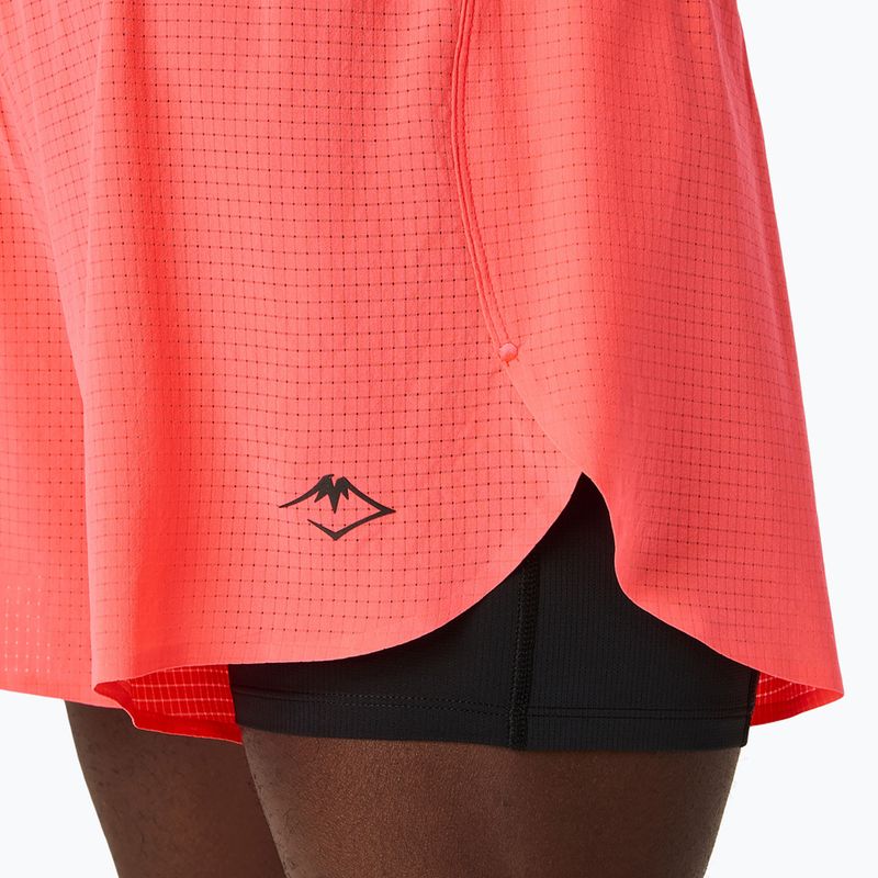 Pantaloni scurți de alergare pentru bărbați ASICS Fujitrail Elite blazing coral 10