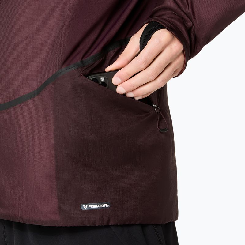 Geacă de alergare pentru bărbați ASICS Road Winter Jacket dark currant 7