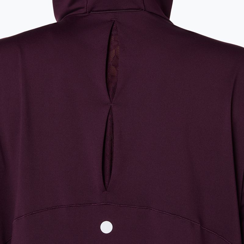 Bluză pentru femei de alergare ASICS Nagino Run Winter Hoodie dark aubergine 7