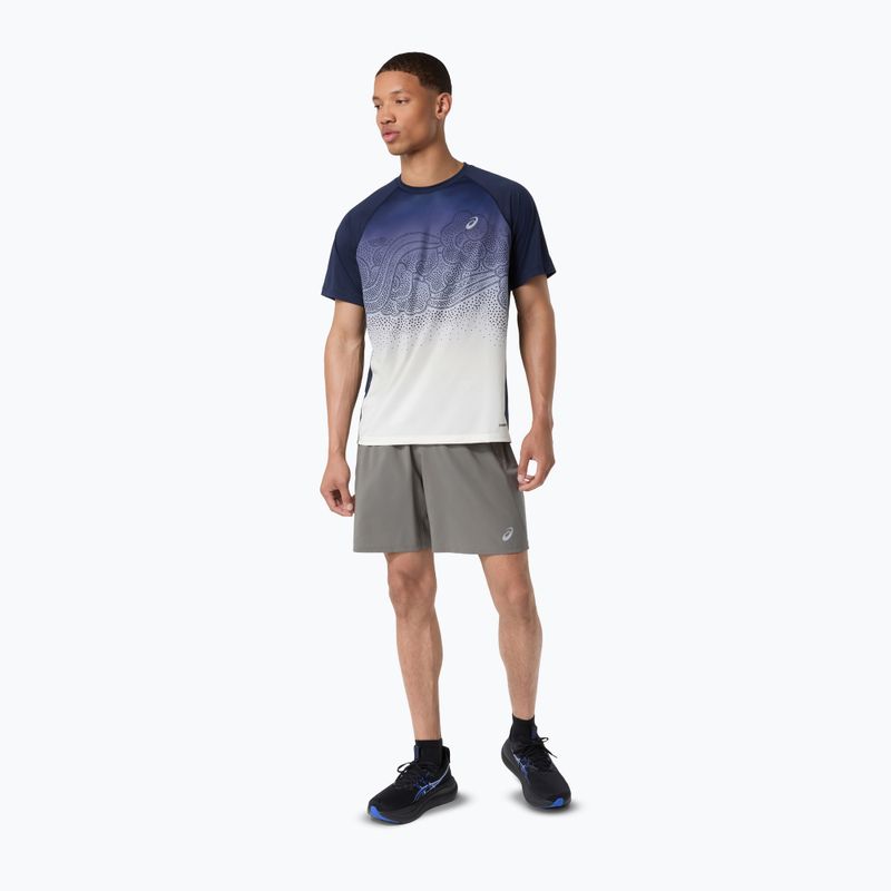 Pantaloni scurți de alergare pentru bărbați Asics Road 7In Short Truffle Grey 2