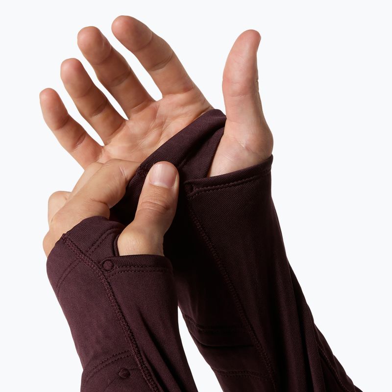 Bluză de alergare pentru bărbați ASICS Road Winter Ls Hoodie dark currant 10