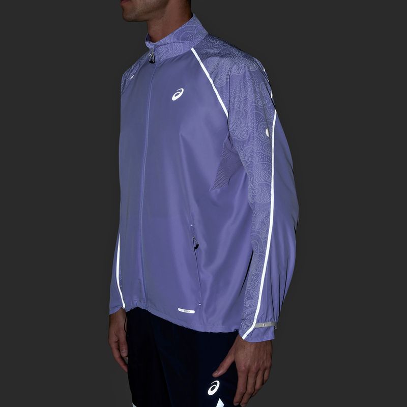 Geacă de alergare pentru bărbați ASICS Road Lite-Show Jacket vapor 8