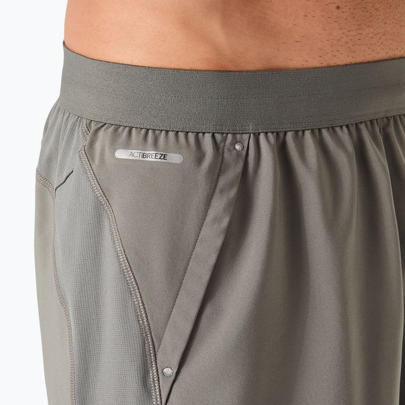 Pantaloni scurți de alergare pentru bărbați Asics Road 5In Short Truffle Grey 8