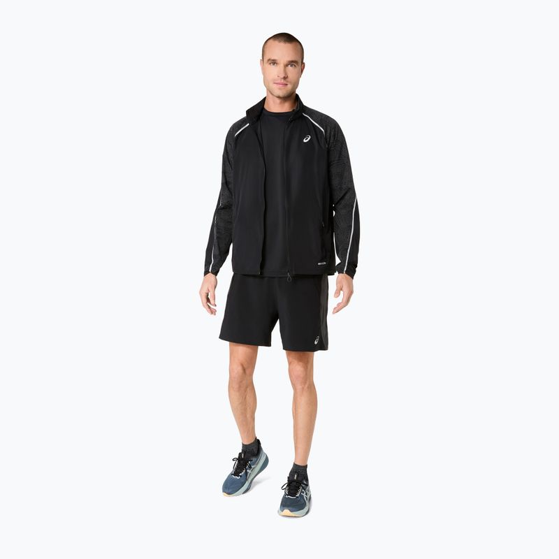 Geacă de alergare pentru bărbați ASICS Road Lite-Show Jacket performance black 2