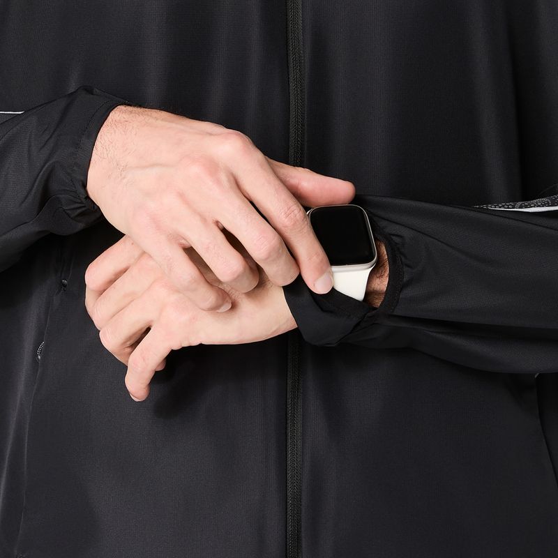 Geacă de alergare pentru bărbați ASICS Road Lite-Show Jacket performance black 10