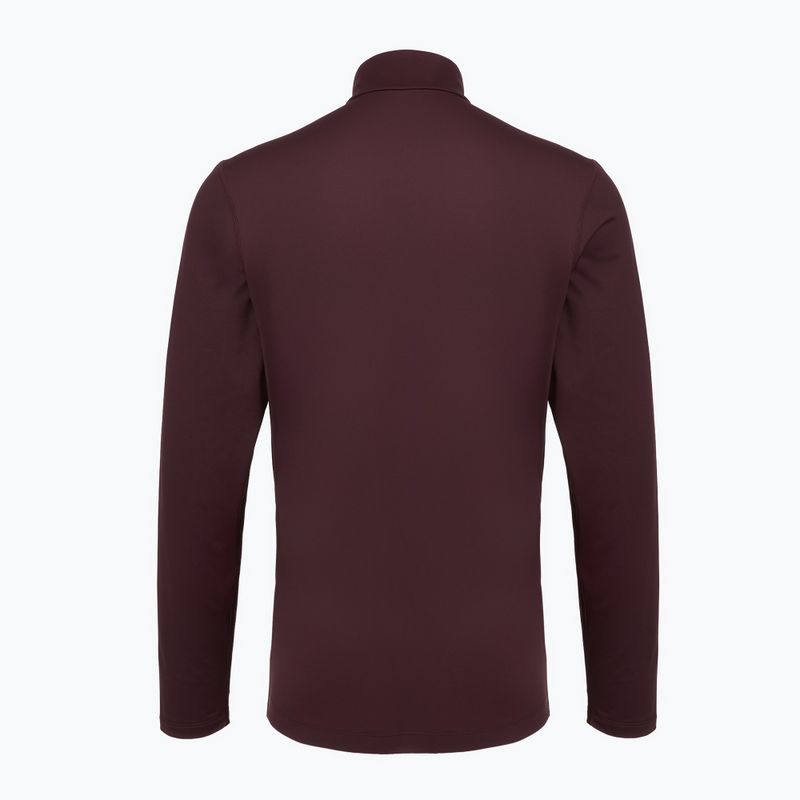 Bluză de alergare pentru bărbați ASICS Core Ls 1/2 Zip Winter Top dark currant 2