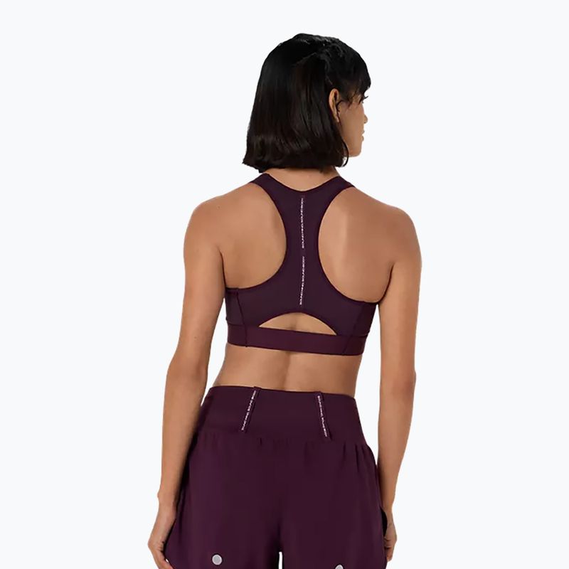 Sutien de antrenament ASICS Road Compression dark aubergine 2