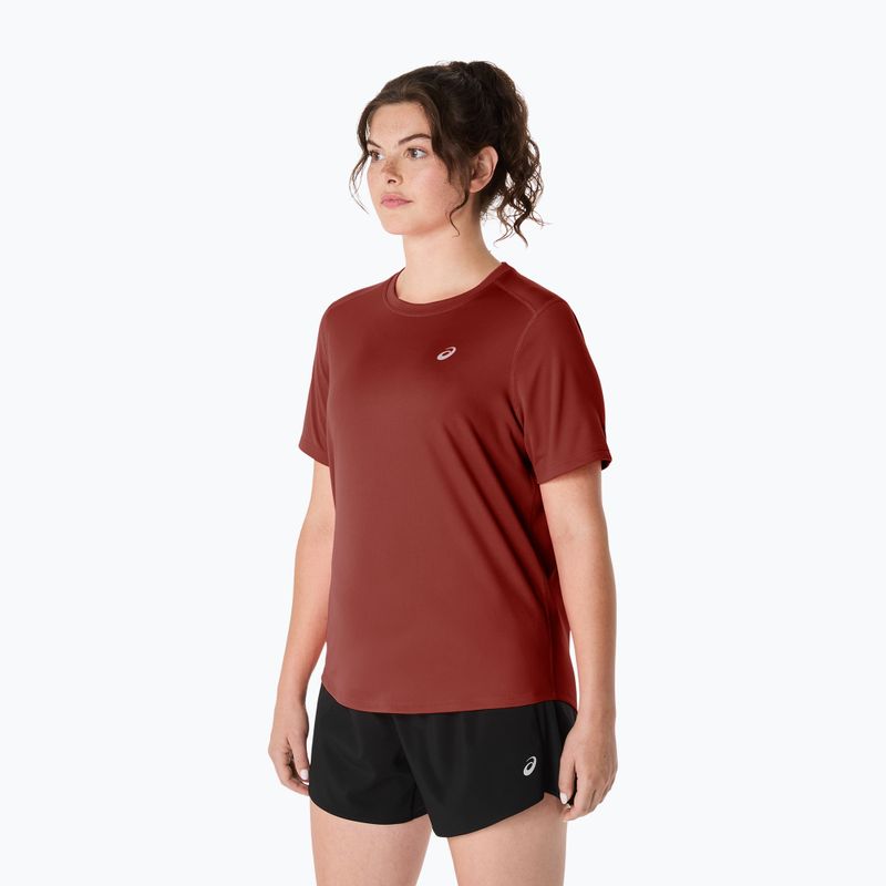 Tricou de alergare pentru femei ASICS Core Ss Top singed red 4