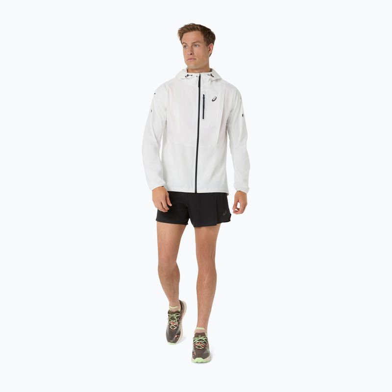 Geacă de alergare pentru bărbați ASICS Fujitrail Elite Waterproof Jacket cream 2
