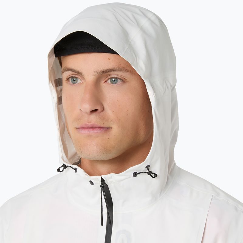 Geacă de alergare pentru bărbați ASICS Fujitrail Elite Waterproof Jacket cream 5